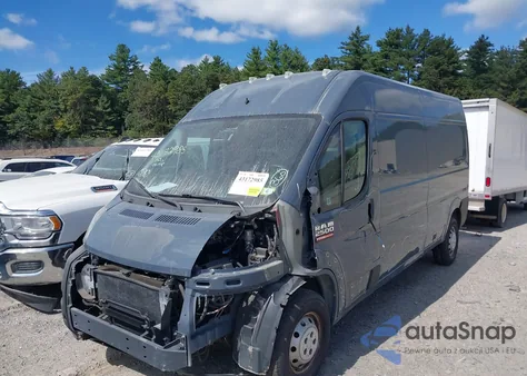 2019 Ram Promaster 2500 High Roof 159 Wb из США, поврежденный, VIN 3C6TRVDG3KE518063